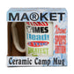 Market High Altitude Carabiner Mug - Cream