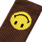 Market Smiley Upside Down Socks - Brown