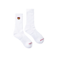 Market Smiley Inner Peace Socks - White