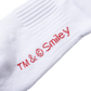 Market Smiley Inner Peace Socks - White