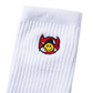 Market Smiley Inner Peace Socks - White