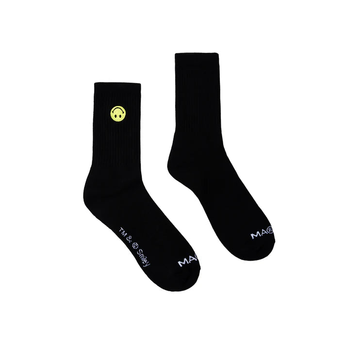 Market Smiley Grand Slam Socks - Black