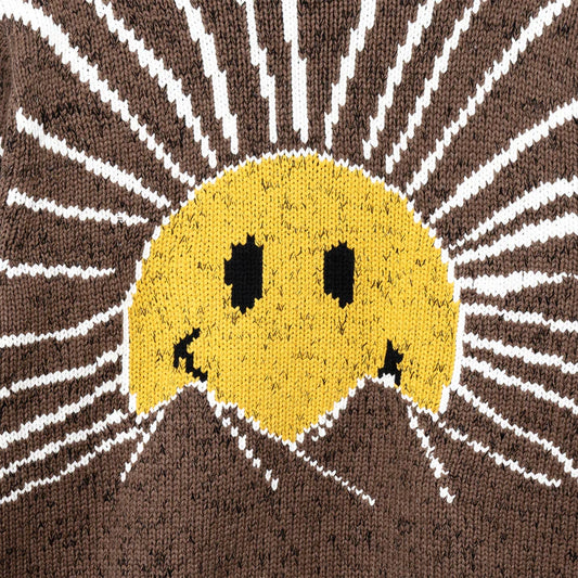 Market Smiley Sunrise Sweater - Acorn