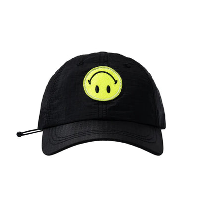 Market Smiley Grand Slam 6 Panel Hat - Black