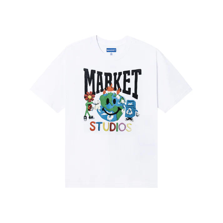 Market Smiley Studios T-Shirt - White