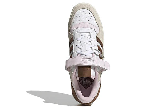 Women's Adidas Originals Forum Low 'Chocolate to My Strawberry'  - WHITE/PANTONE