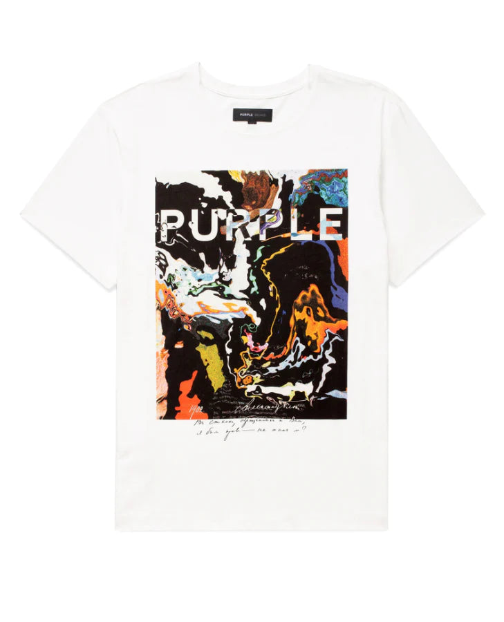 PURPLE CLEAN JERSEY SS TEE