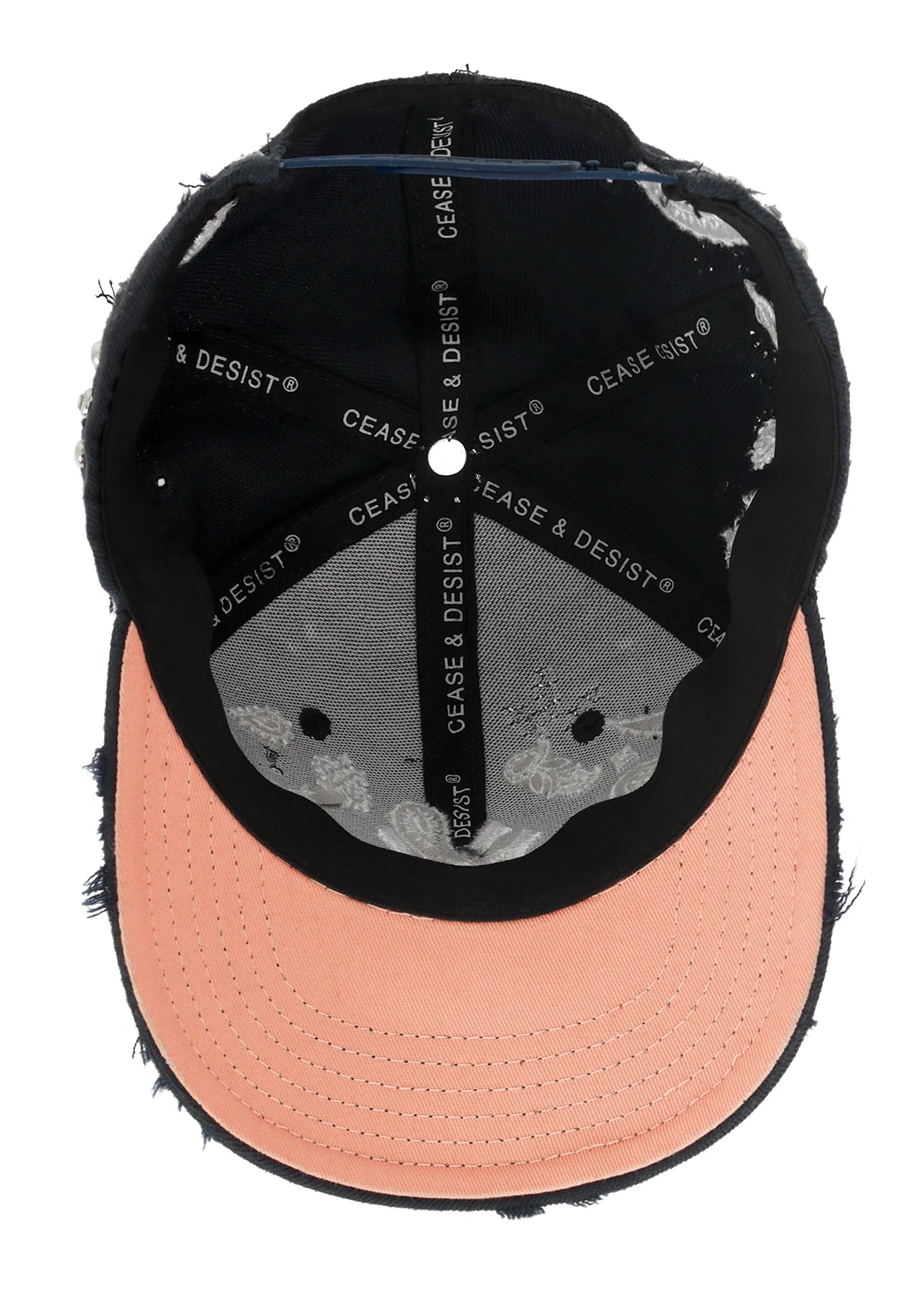 Cease and Desist Paisley City Tour Studded Snapback - Black/Navy