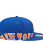 New Era 59Fifty New York Side Split Fitted Hat "Blue/Orange"