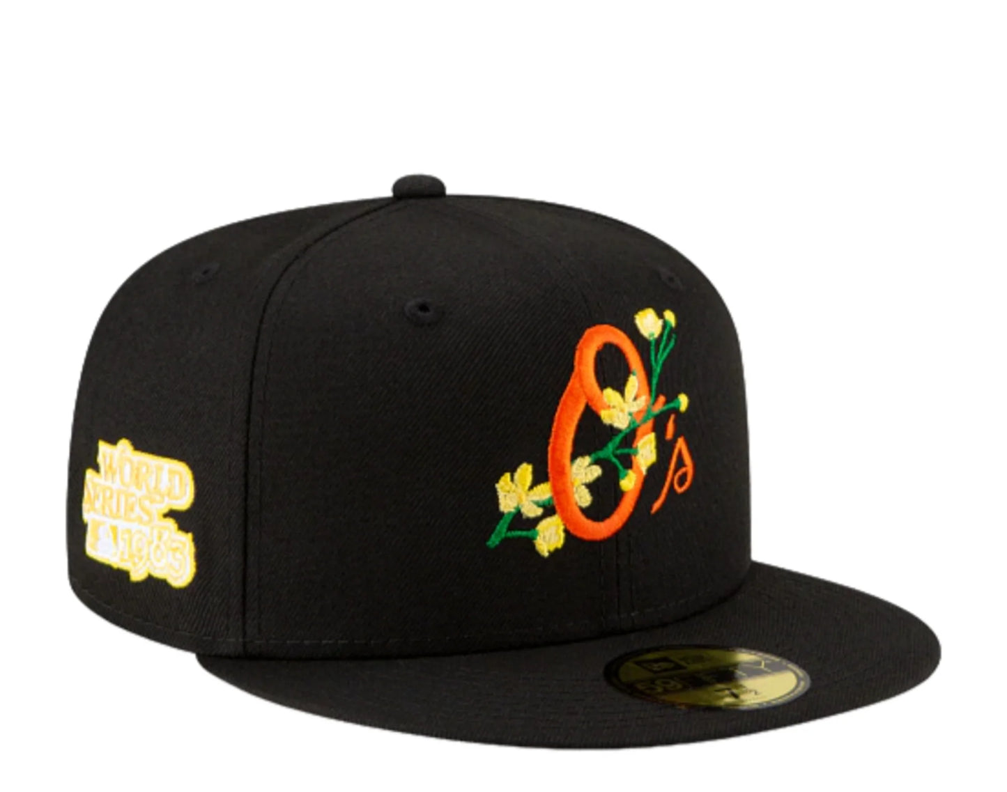 New Era 59Fifty Baltimore Orioles Side Patch World Series 1985 - "Black"