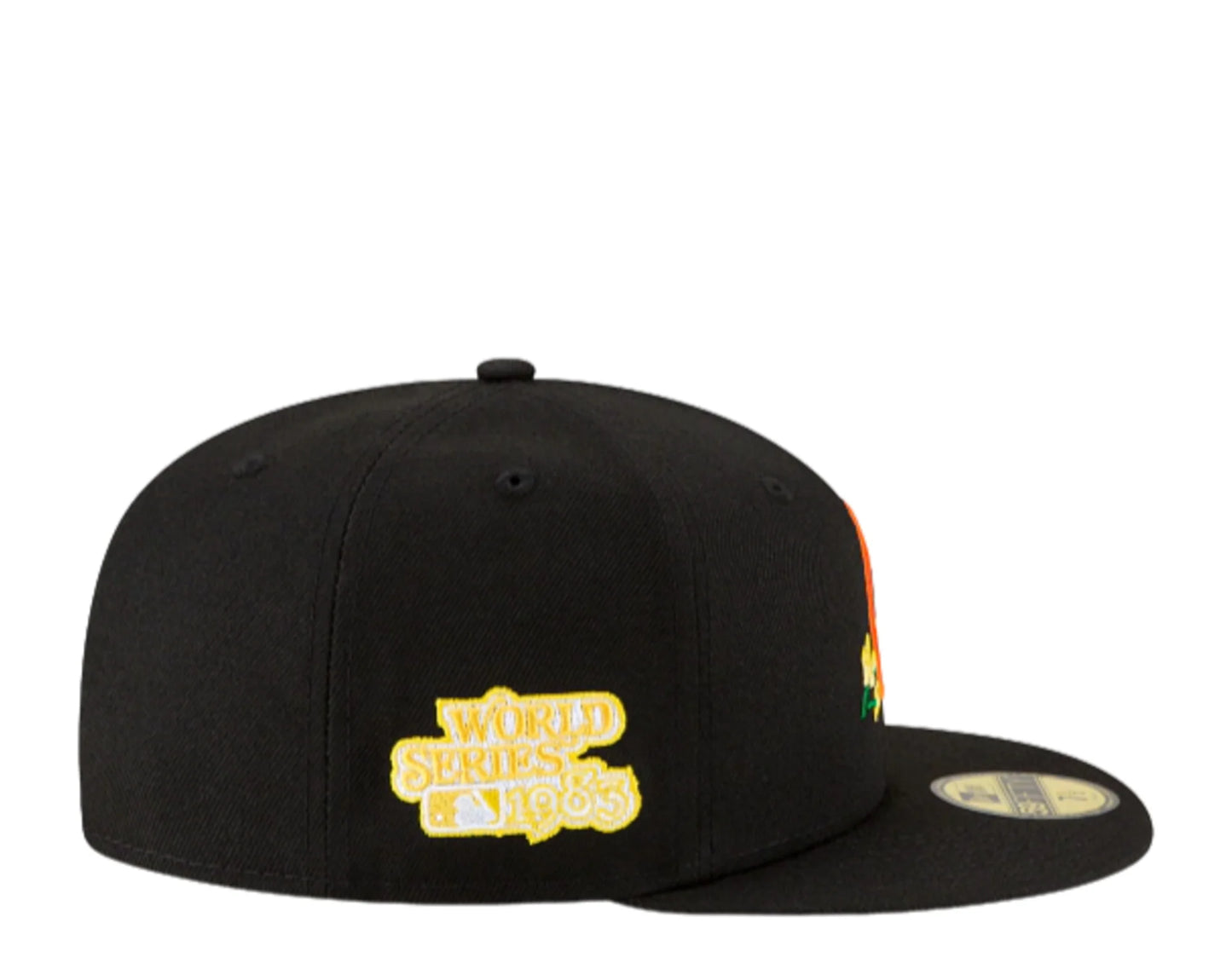 New Era 59Fifty Baltimore Orioles Side Patch World Series 1985 - "Black"