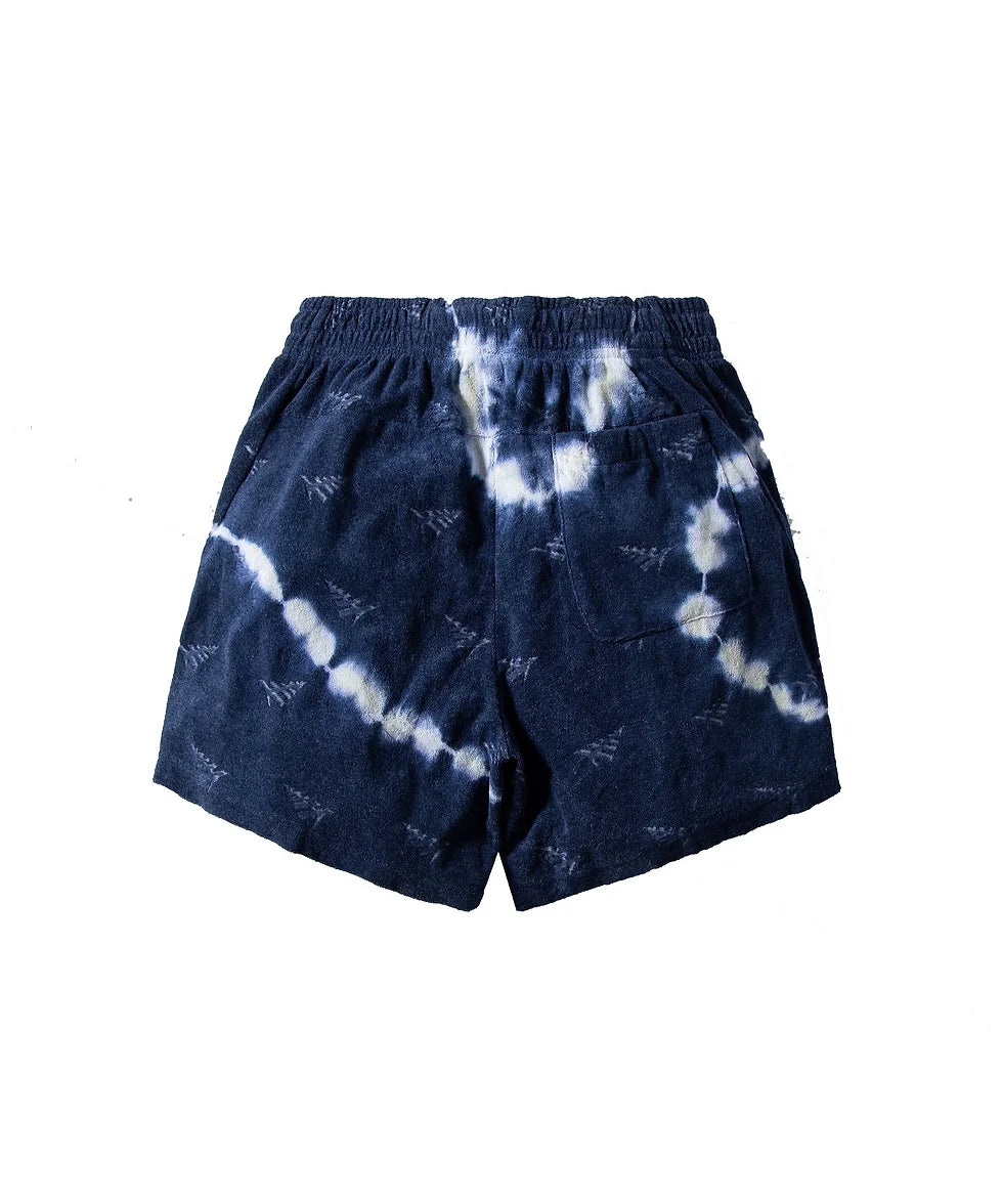 Paper Planes Do Or Dye Terry Shorts - Navy