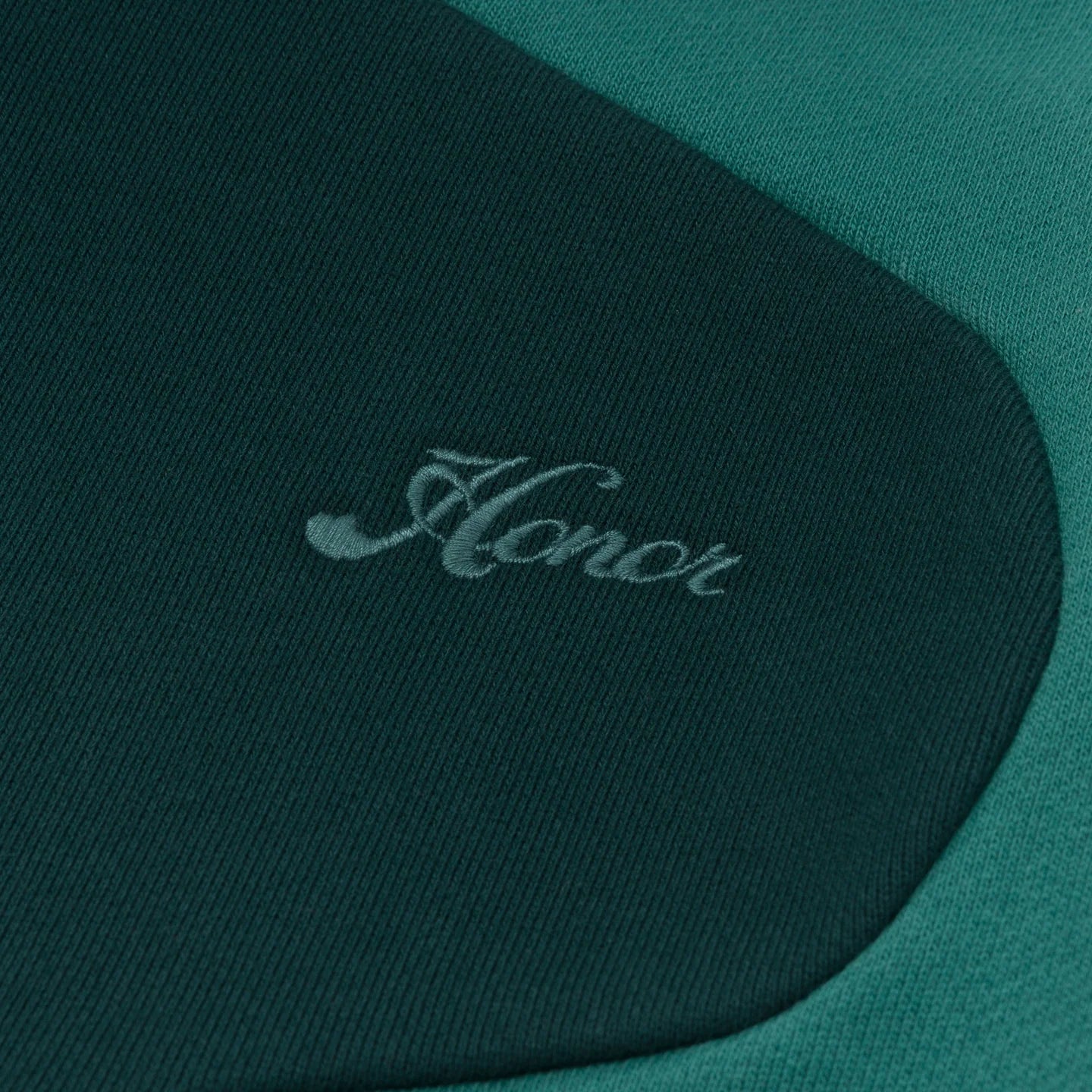 Honor The Gift Women Curve Patchwork Zip Front - "Green"