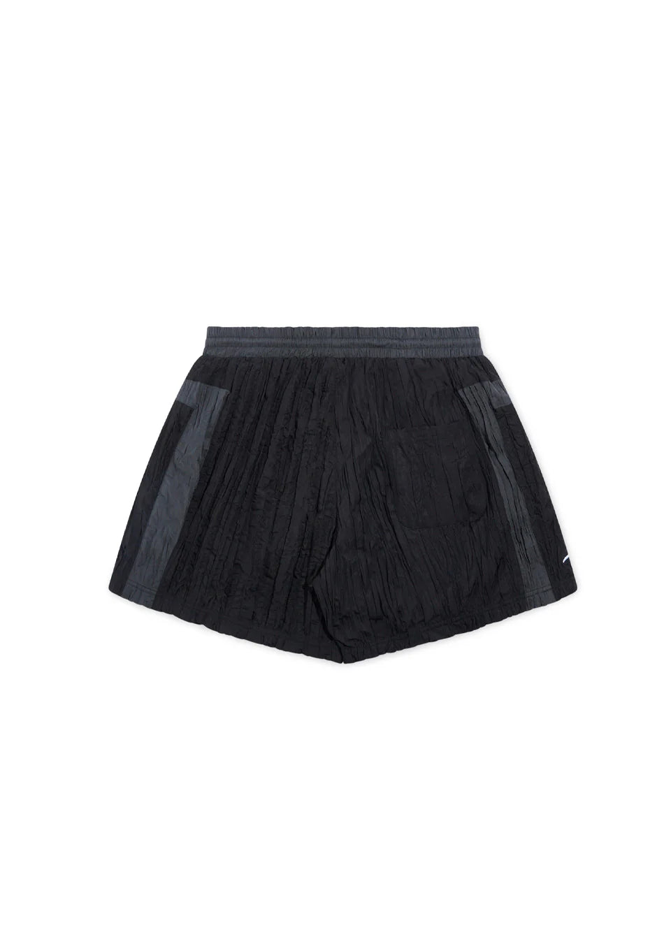 Diet Starts Monday Crinkled Nylon Shorts - Black