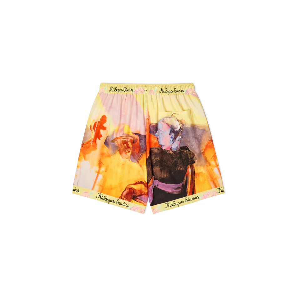 KidSuper Printed Shorts - Yellow