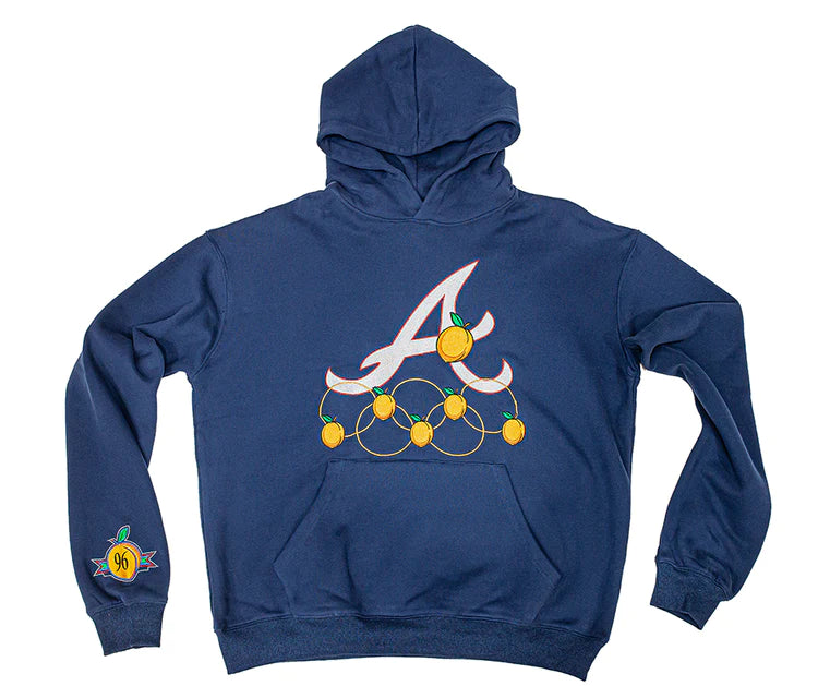 Nostalgia Atlanta Hoodie - Navy