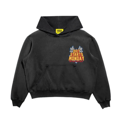 Diet Starts Monday Demolition Hoodie - Vintage Black