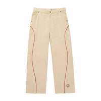 Honor The Gift Canvas Piping Pants -  Bone