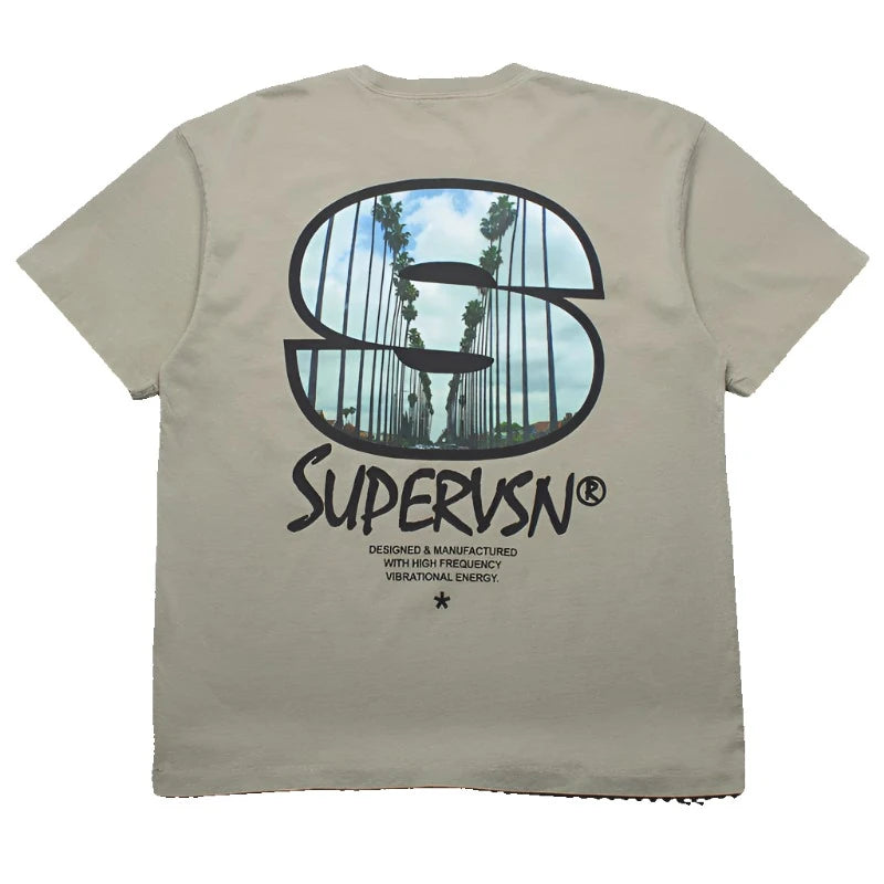 Supervsn Tree Lined Tee - Sage