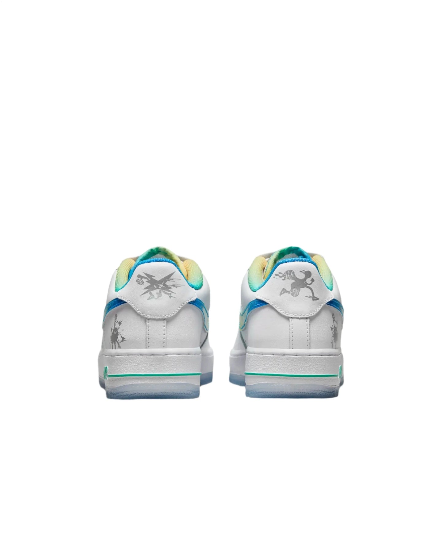 Big Kid's Nike Air Force 1 LV8 - White Light Menta