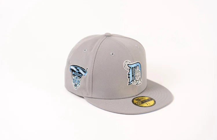 (Final Push) New Era 59Fifty Detroit Tigers "2000 All Star Game" Fitted Hat - Silver/Blue