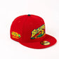 (Final Push) New Era 59Fifty Buffalo Bisons "30 Seasons" Fitted Hat - Scarlet/Gold