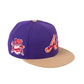 New Era 59Fifty Atlanta Braves 30th Season Fitted Hat - True Purple