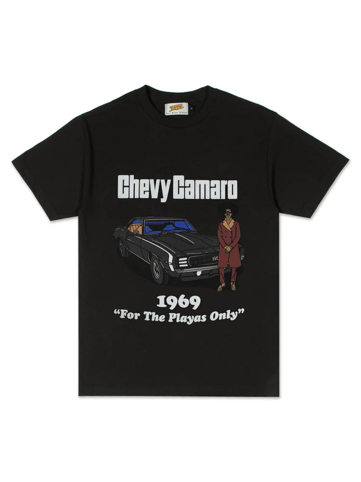 LITTLE AFRICA CHEVY CAMARO TEE | BLACK