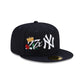 New Era 59Fifty New York Yankees Crown Champs "Navy"