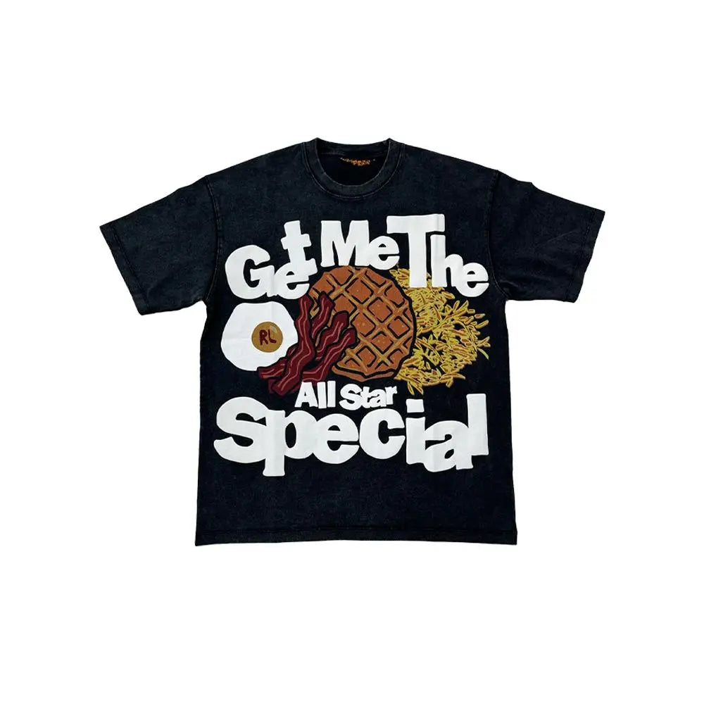 Red Letters All Star Special Tee - Black