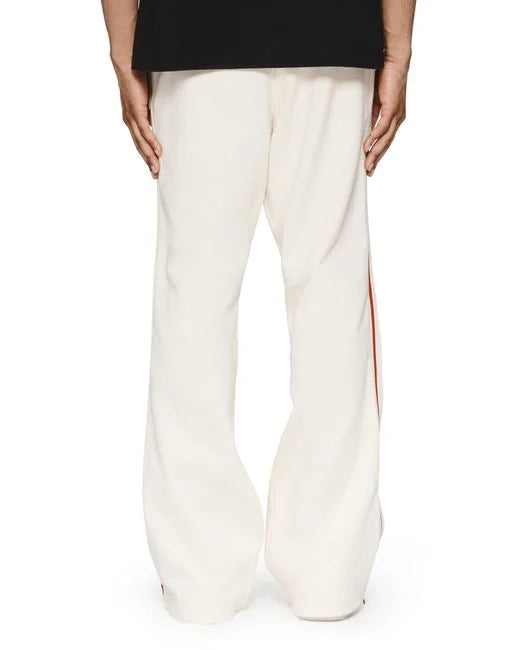 Purple MWT Fleece Flared Pants - Off White