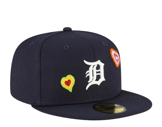 New Era 59Fifty Detroit Tigers Chainstitch Heart - 